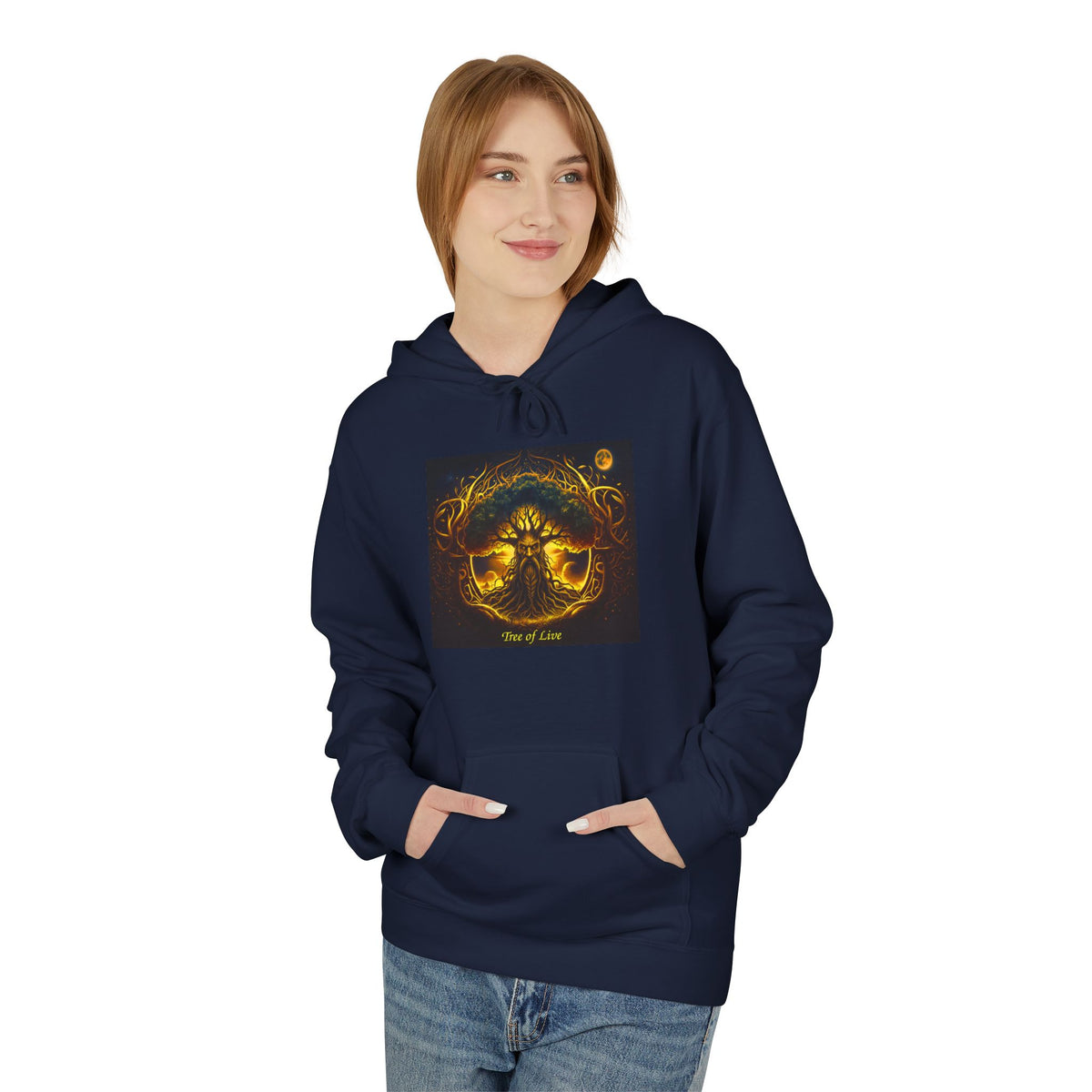 Yggdrasil, the Tree of Life  Hoodie — Mystical Nature Graphic Sweatshirt