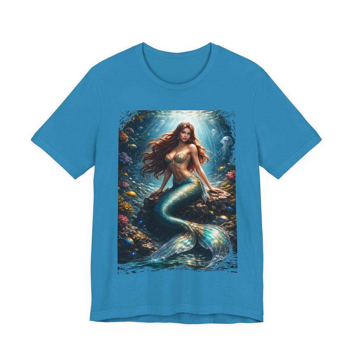 Mermaid Fantasy T-Shirt — Underwater Ocean Siren Graphic Tee
