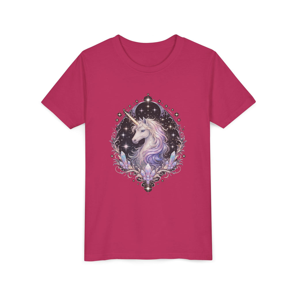 Youth Unicorn Tee — Magical Sparkle Design for Kids