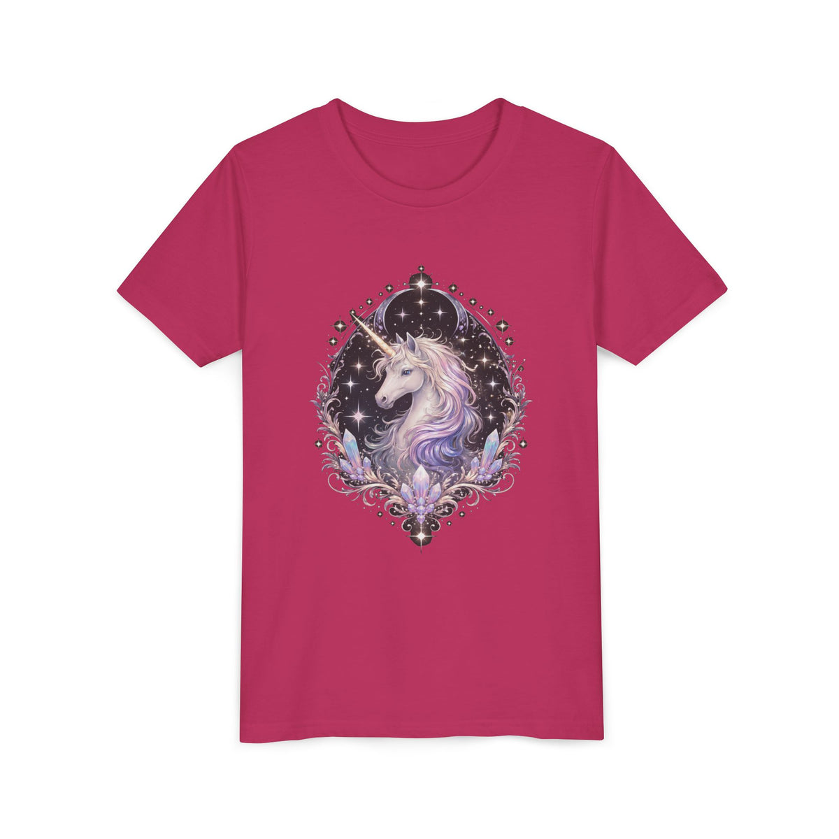 Youth Unicorn Tee — Magical Sparkle Design for Kids