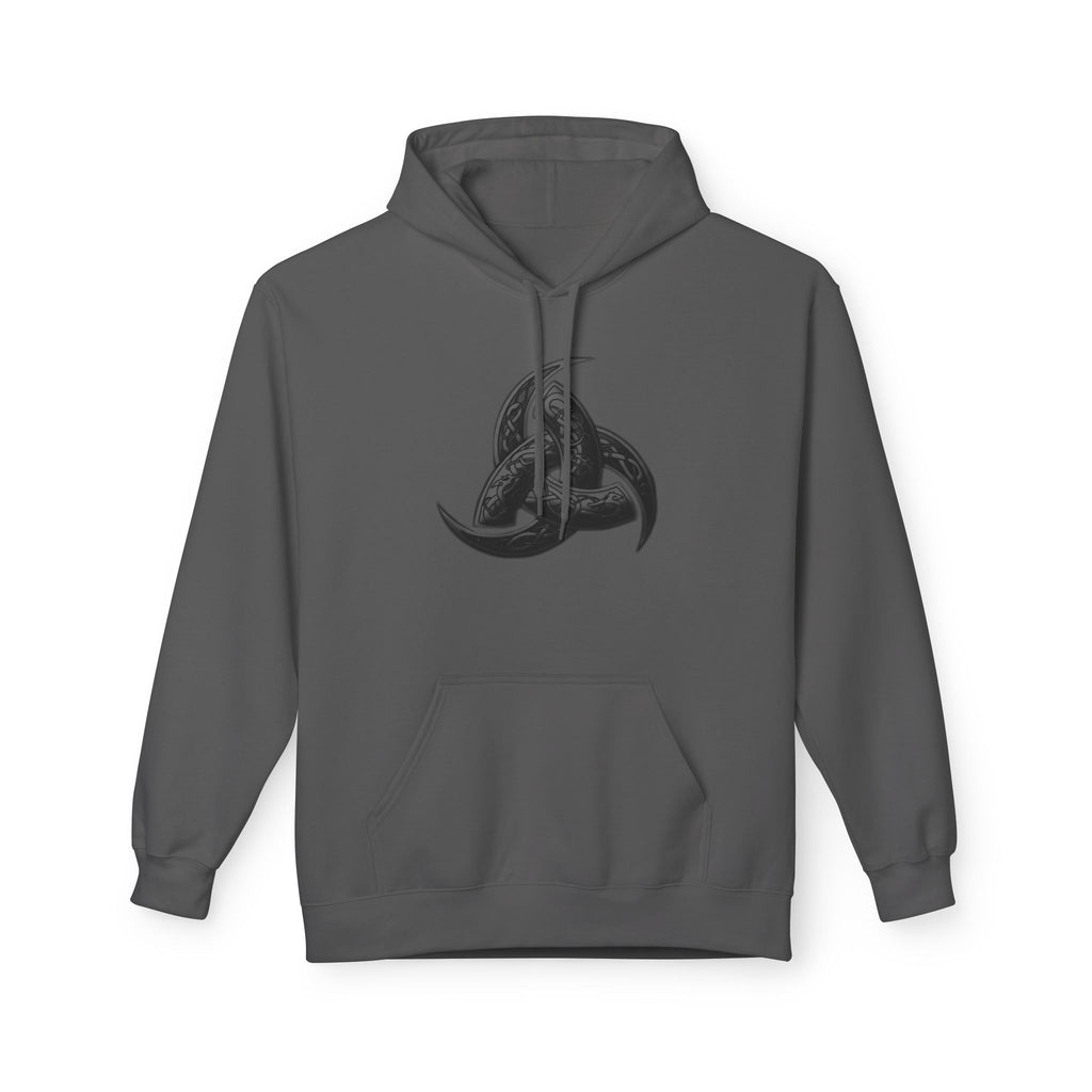 The Triple Horn of Odin is a Viking symbol  Fleece Hoodie