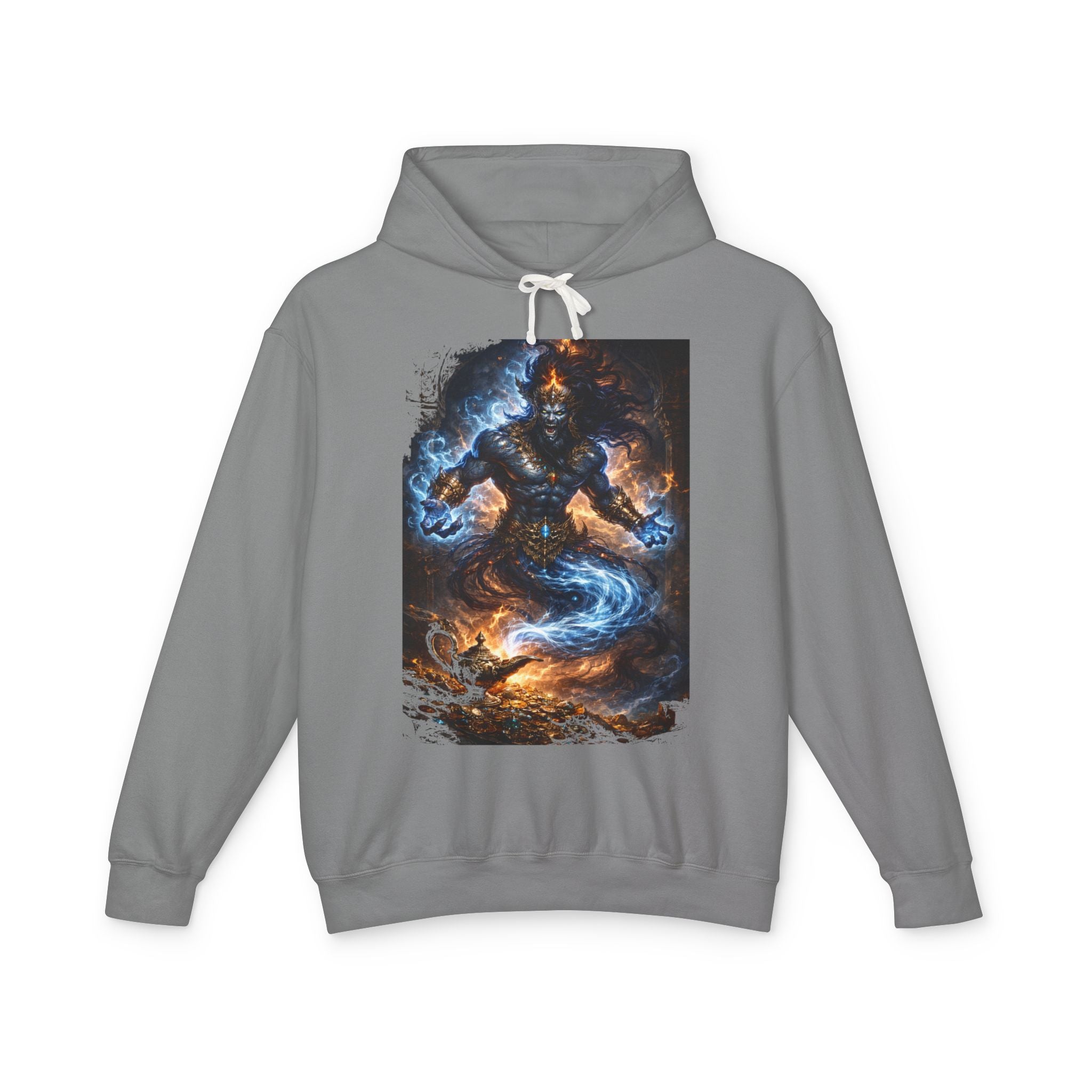 Jinn Hoodie — Mystic Fire & Water Fantasy Sweatshirt