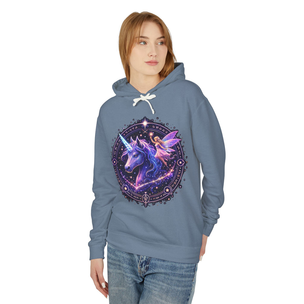 Unicorn Mandala Hoodie — Magical Celestial Unicorn Graphic Sweatshirt