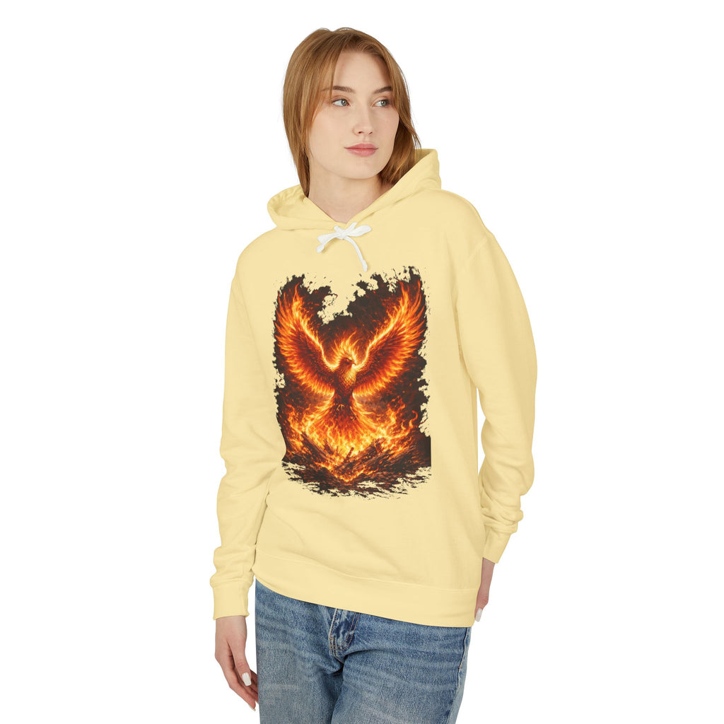 Phoenix Fire Hoodie – Flaming Phoenix Graphic Hooded Sweatshirt