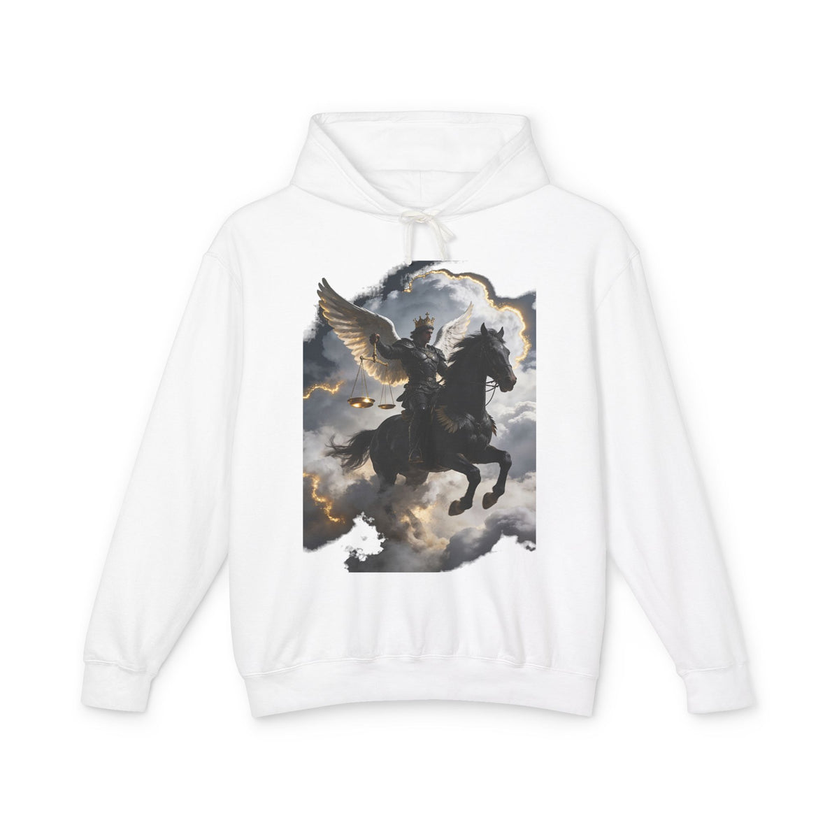 The black horse from Revelation 6:5-6-hoodie!