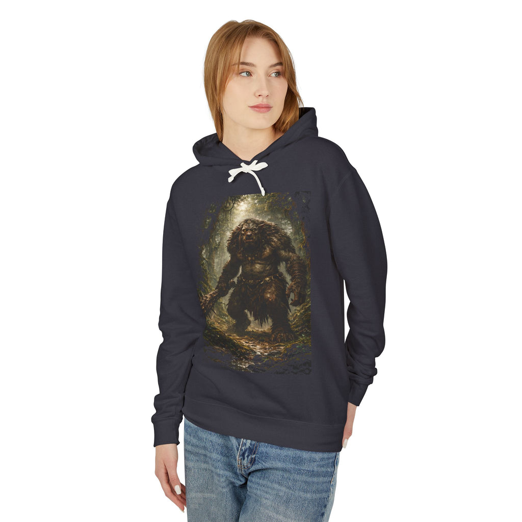 Cryptid Monster Hoodie – Vintage Forest Troll Graphic Sweatshirt