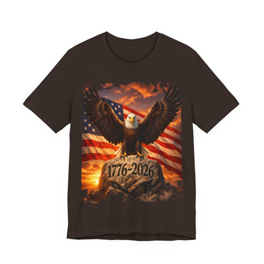 1776–2026 Eagle & American Flag T‑Shirt — Patriotic Independence Day Tee