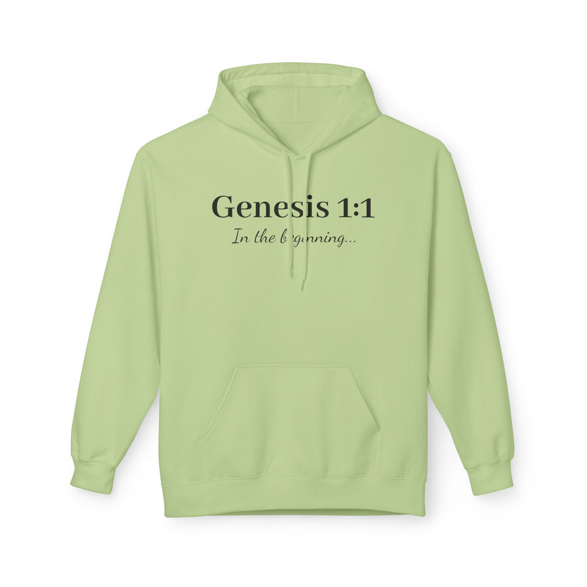 Genesis 1:1 Hoodie — "In the Beginning" Scripture Pullover