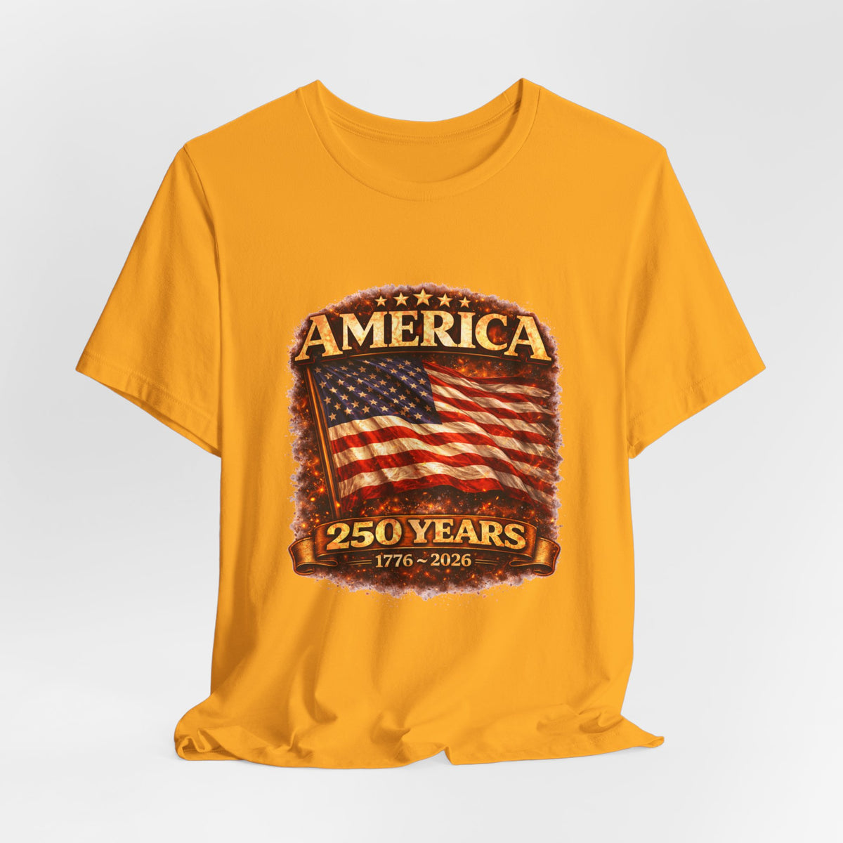 America 250 Years Flag T-Shirt – 1776–2026 Bicentennial Celebration Tee