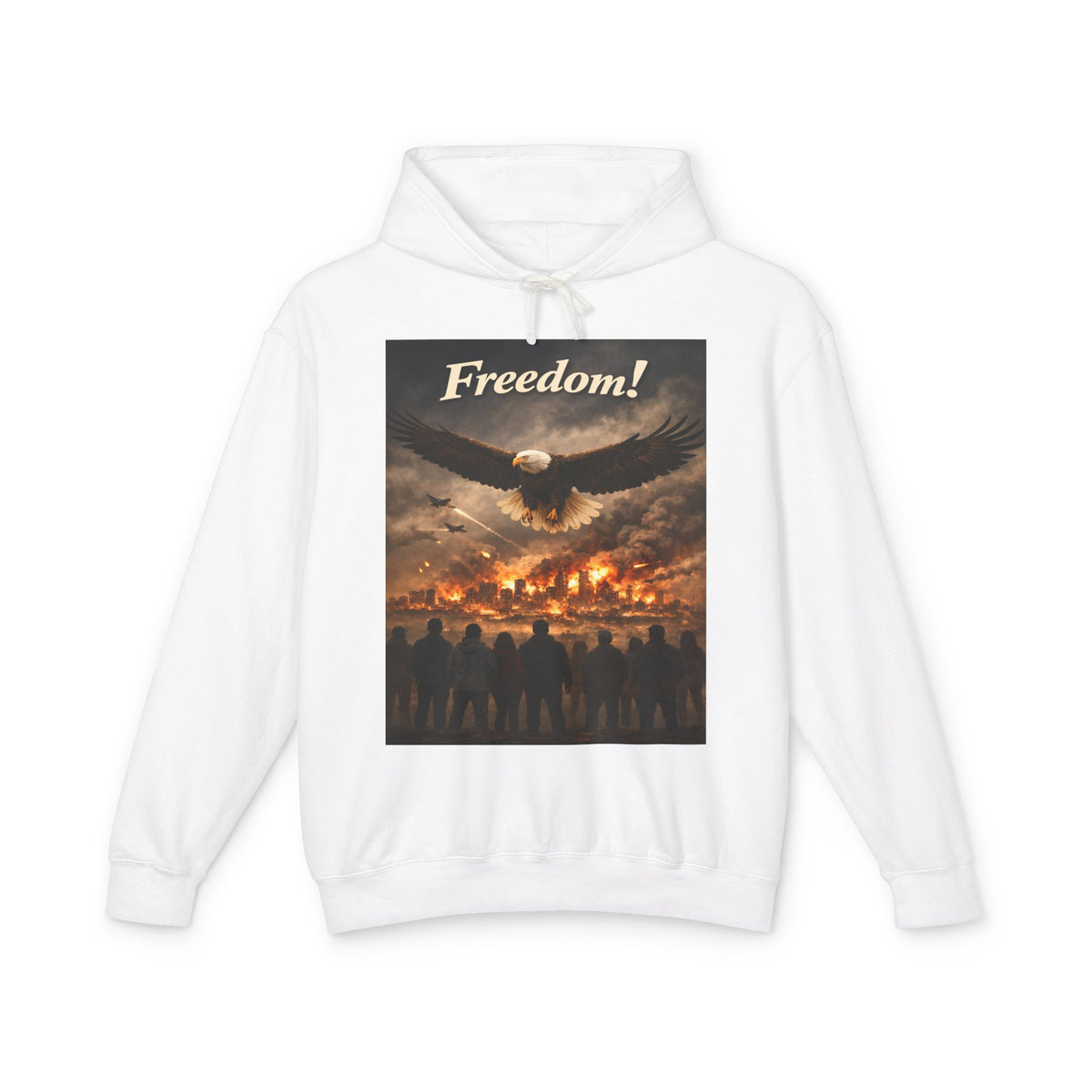 Freedom Eagle Hoodie — Patriotic Eagle Graphic Pullover