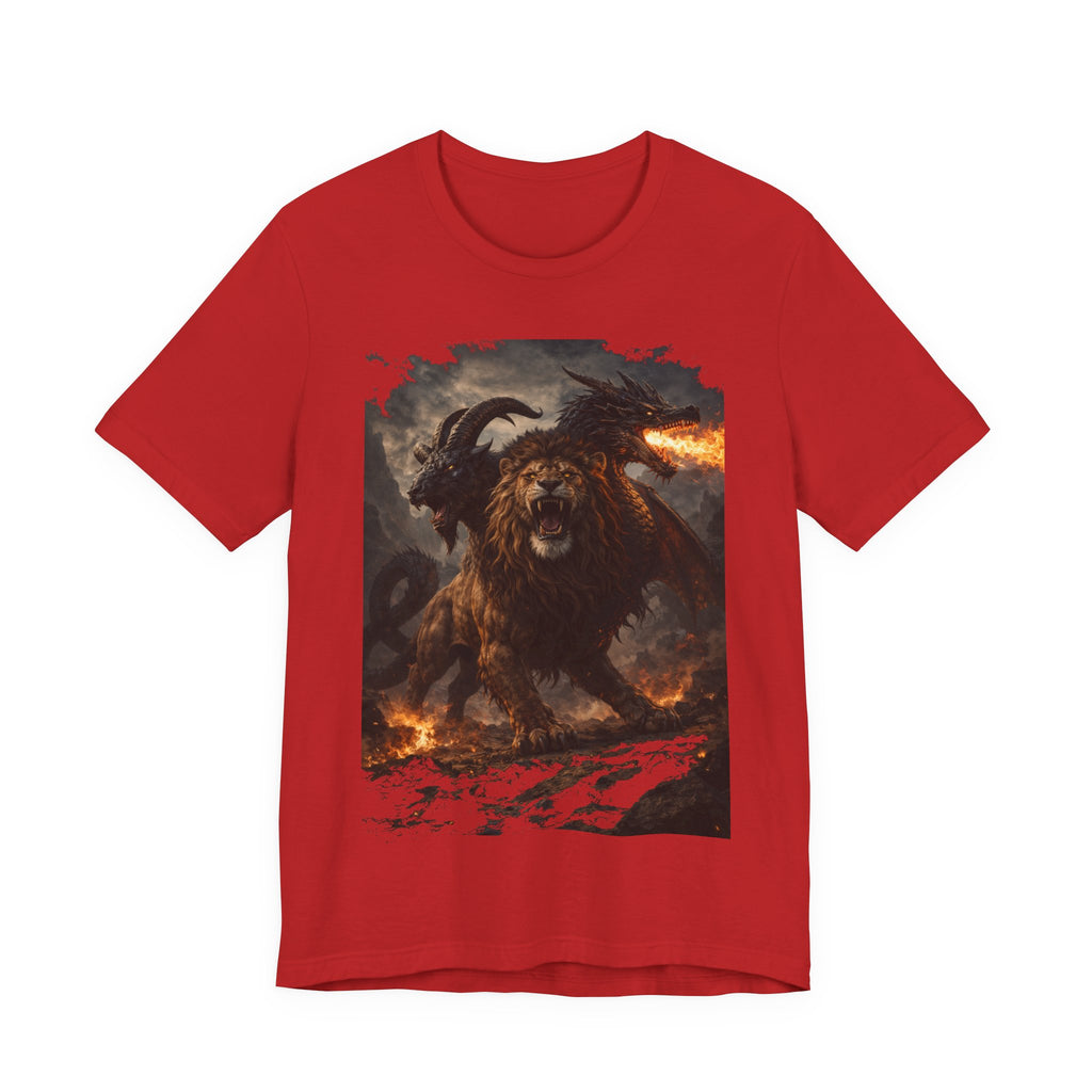 Chimera is one of the most fascinating creatures-Hellfire Beast Graphic T-Shirt