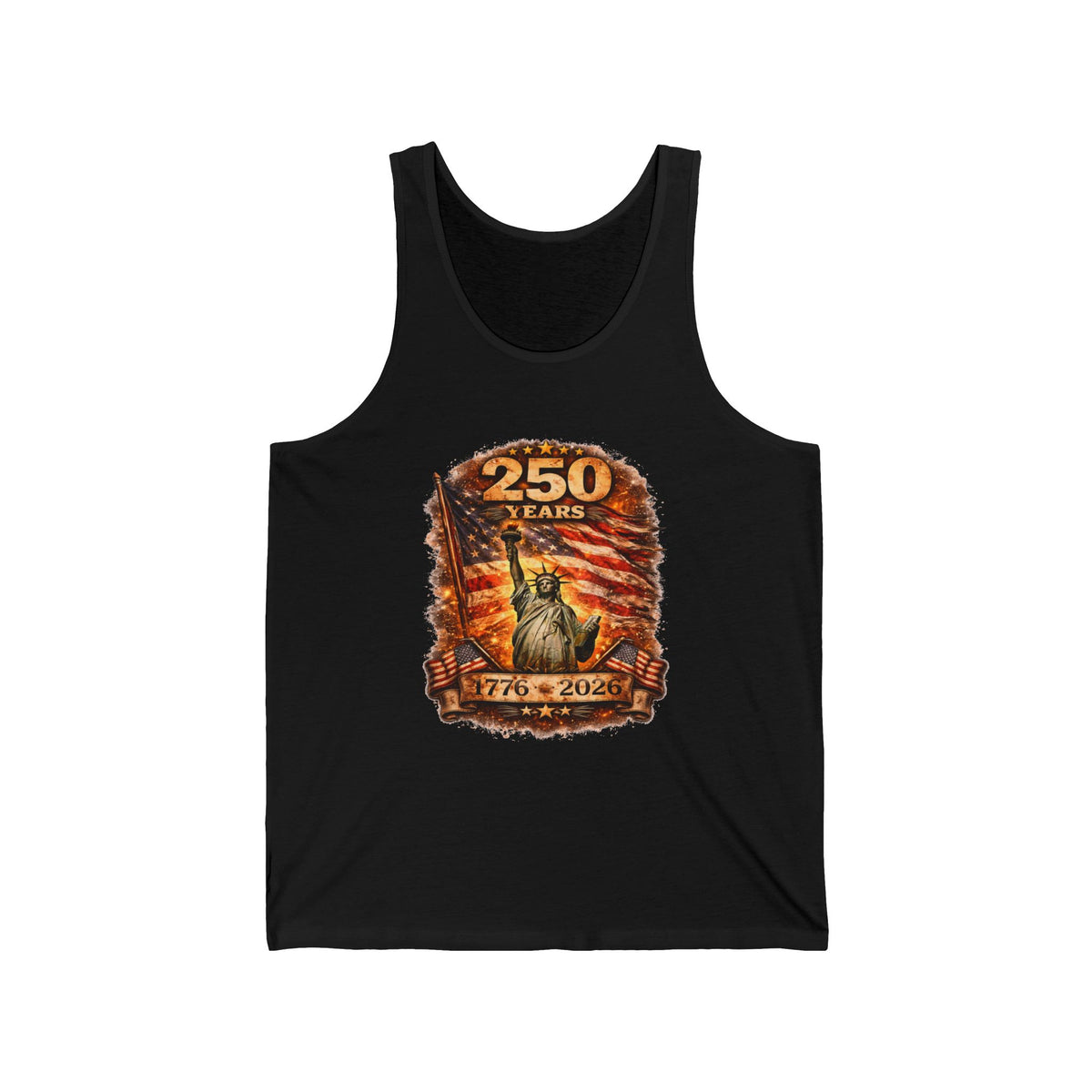 250 Years Statue of Liberty Tank Top — 1776–2026 Patriotic Anniversary Tank