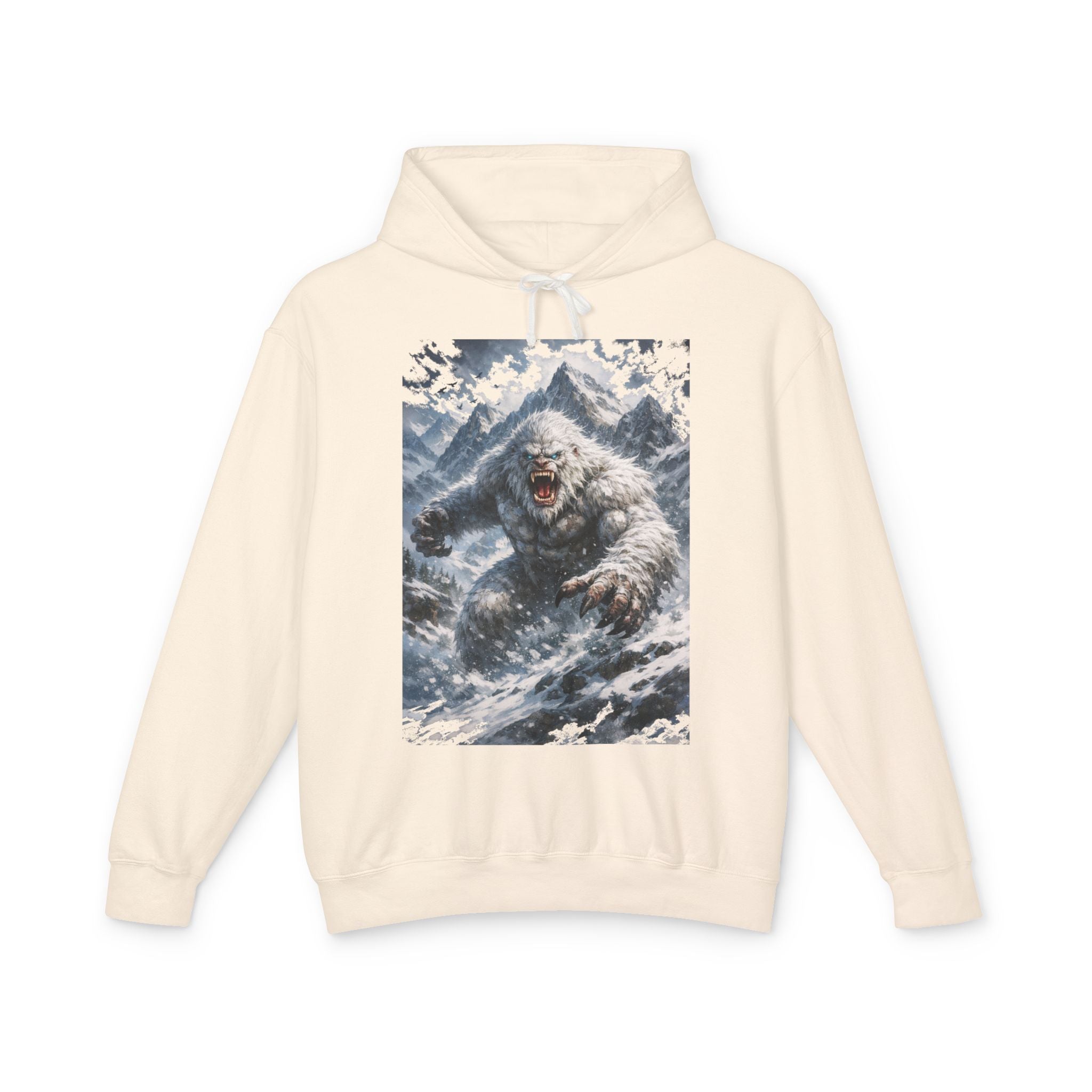 Yeti Storm Hoodie — Vintage Mountain Sasquatch Graphic Sweatshirt