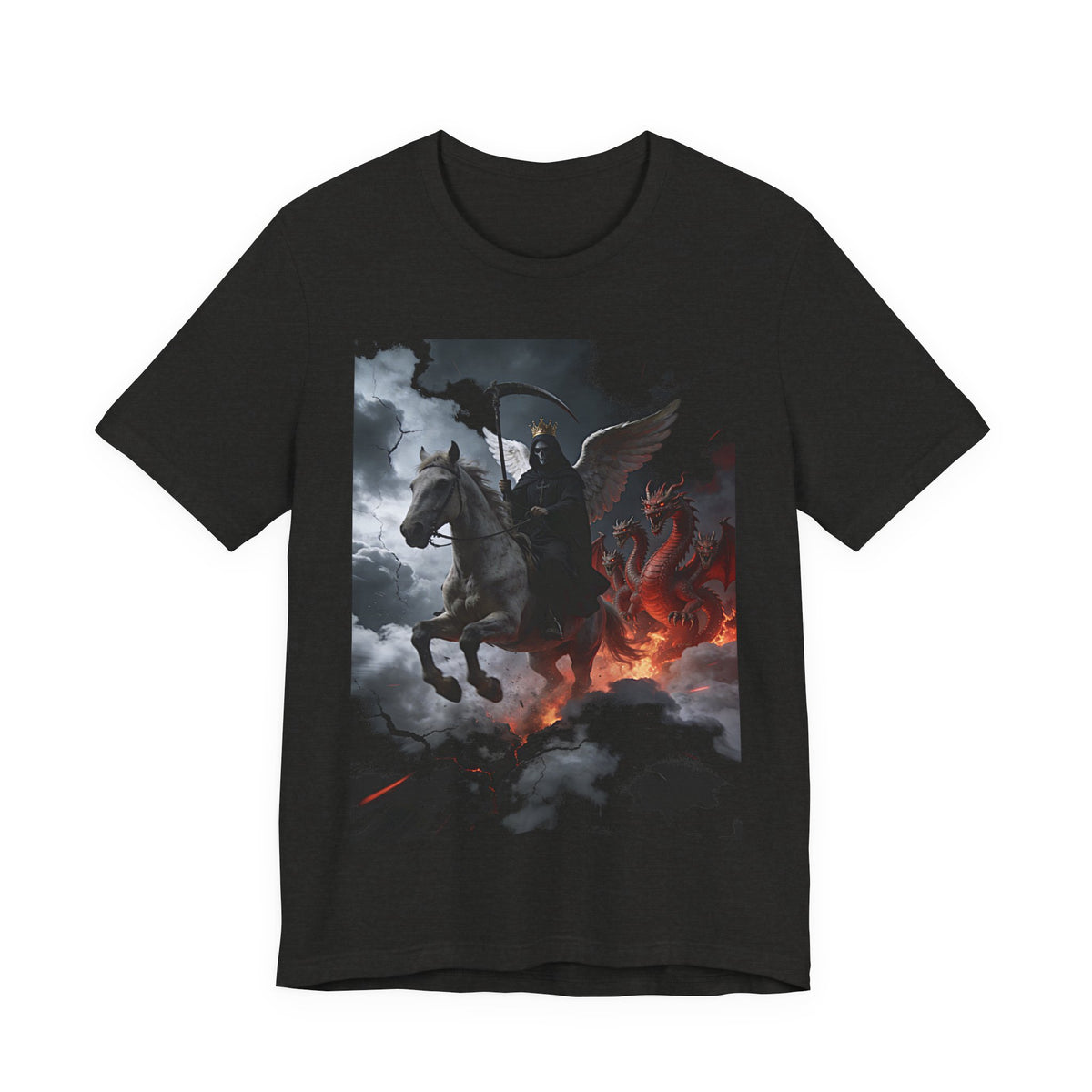 The Pale horse from Revelation 6:7-8-End of Times- Graphic T-Shirt