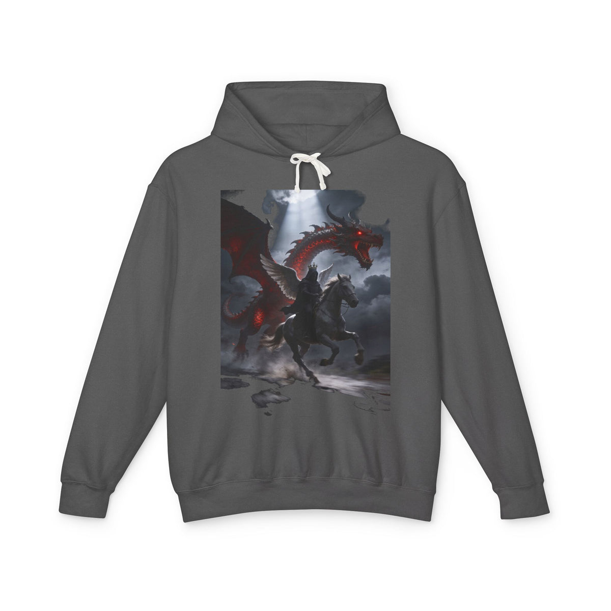 The black horse from Revelation 6:5-6 Hoodie