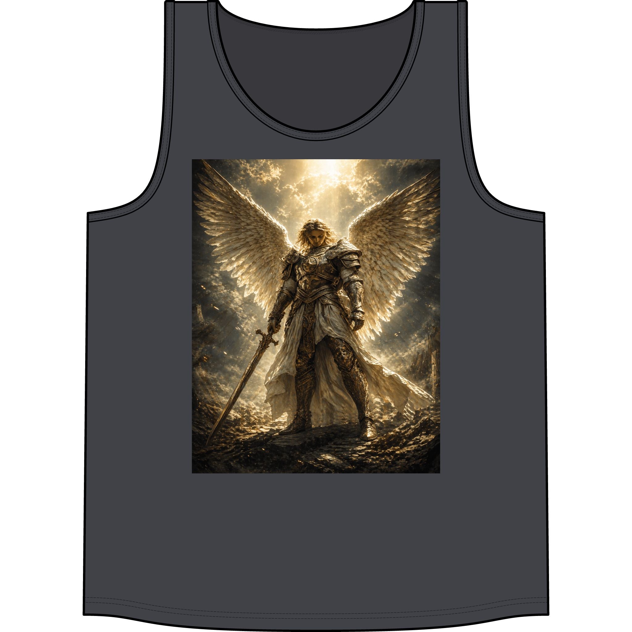 Angel Warrior Tank Top — Heavenly Sword Fantasy  Tee