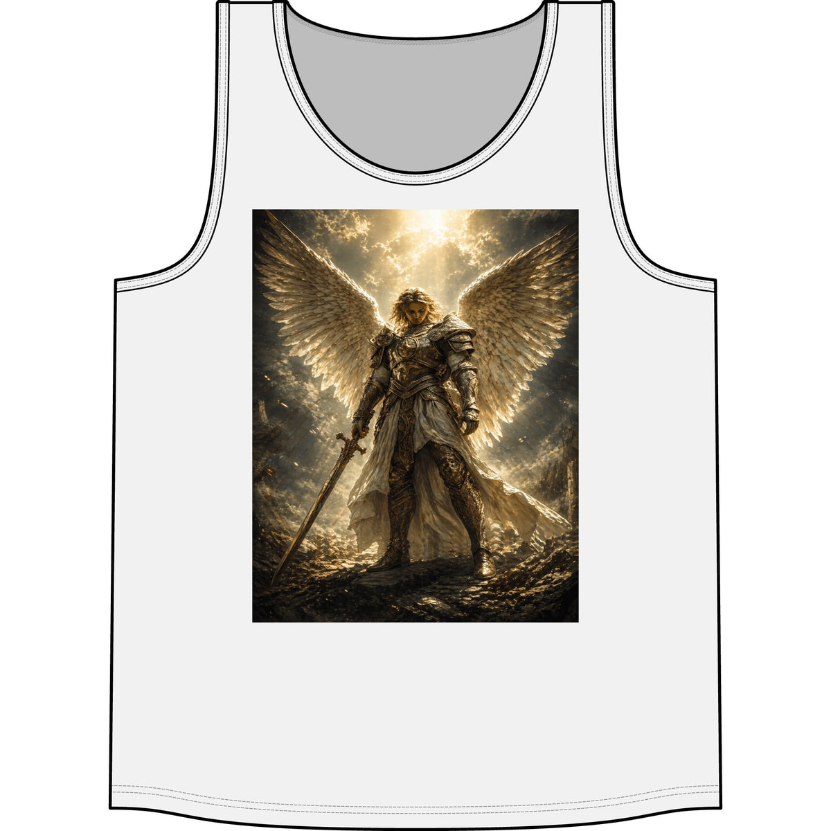 Angel Warrior Tank Top — Heavenly Sword Fantasy Concert Tee