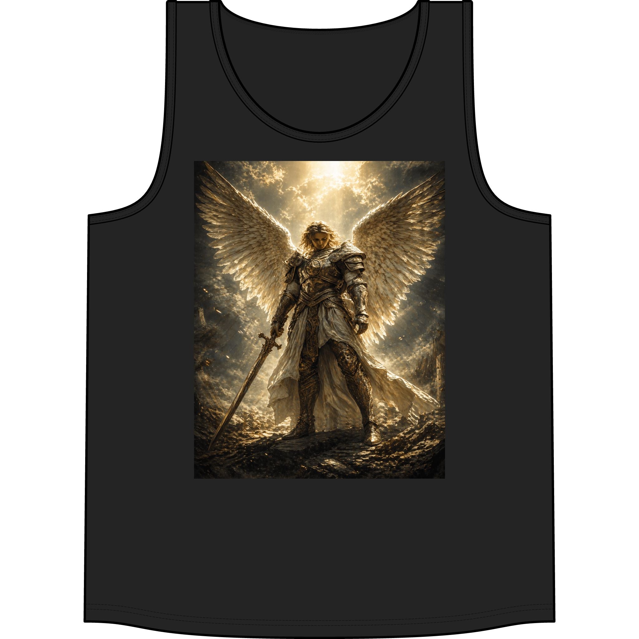 Angel Warrior Tank Top — Heavenly Sword Fantasy  Tee
