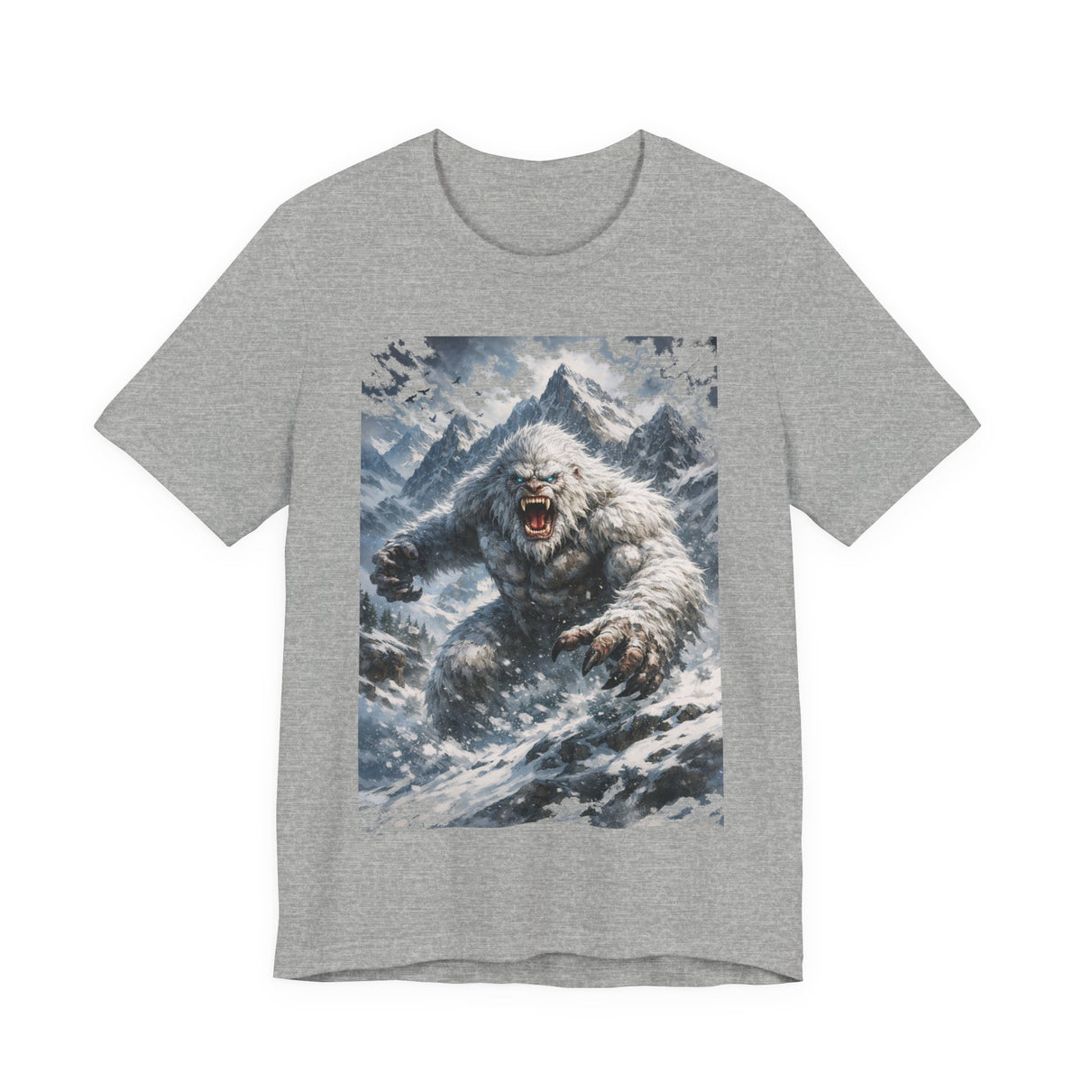 Yeti Monster Tee — Snowy Mountain Sasquatch Graphic T-Shirt