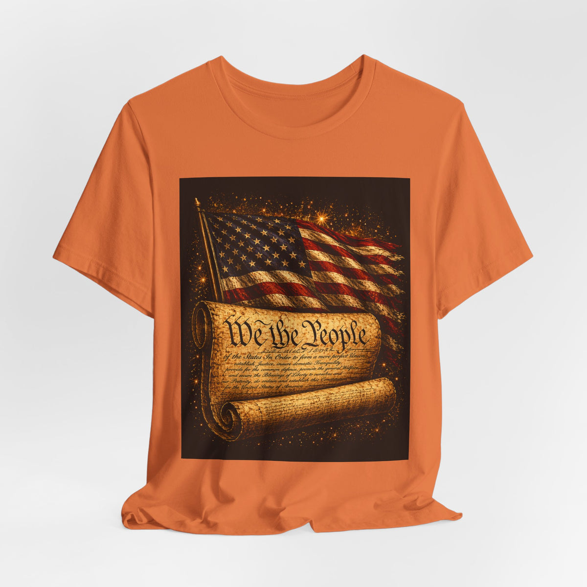 Patriotic "We the People" Constitution T-Shirt — American Flag Independence Day Tee