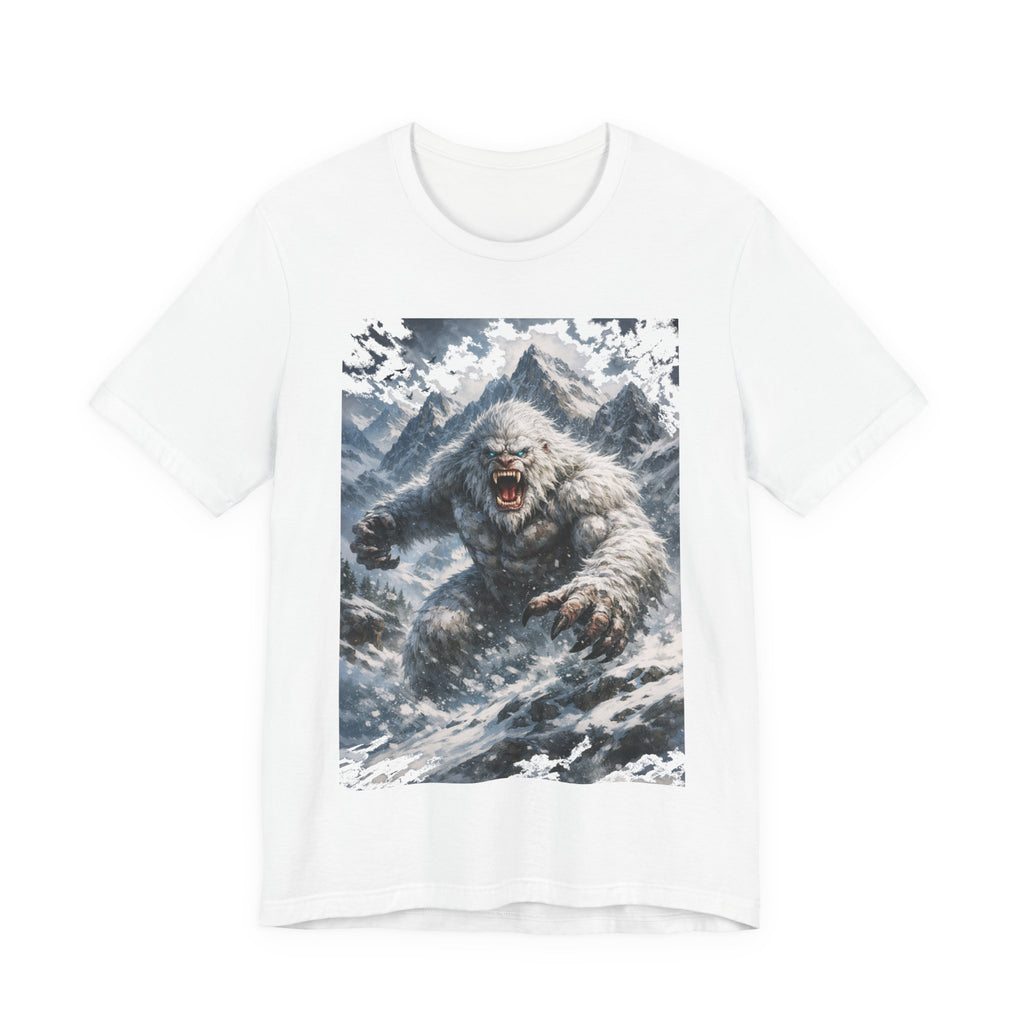 Yeti Monster Tee — Snowy Mountain Sasquatch Graphic T-Shirt