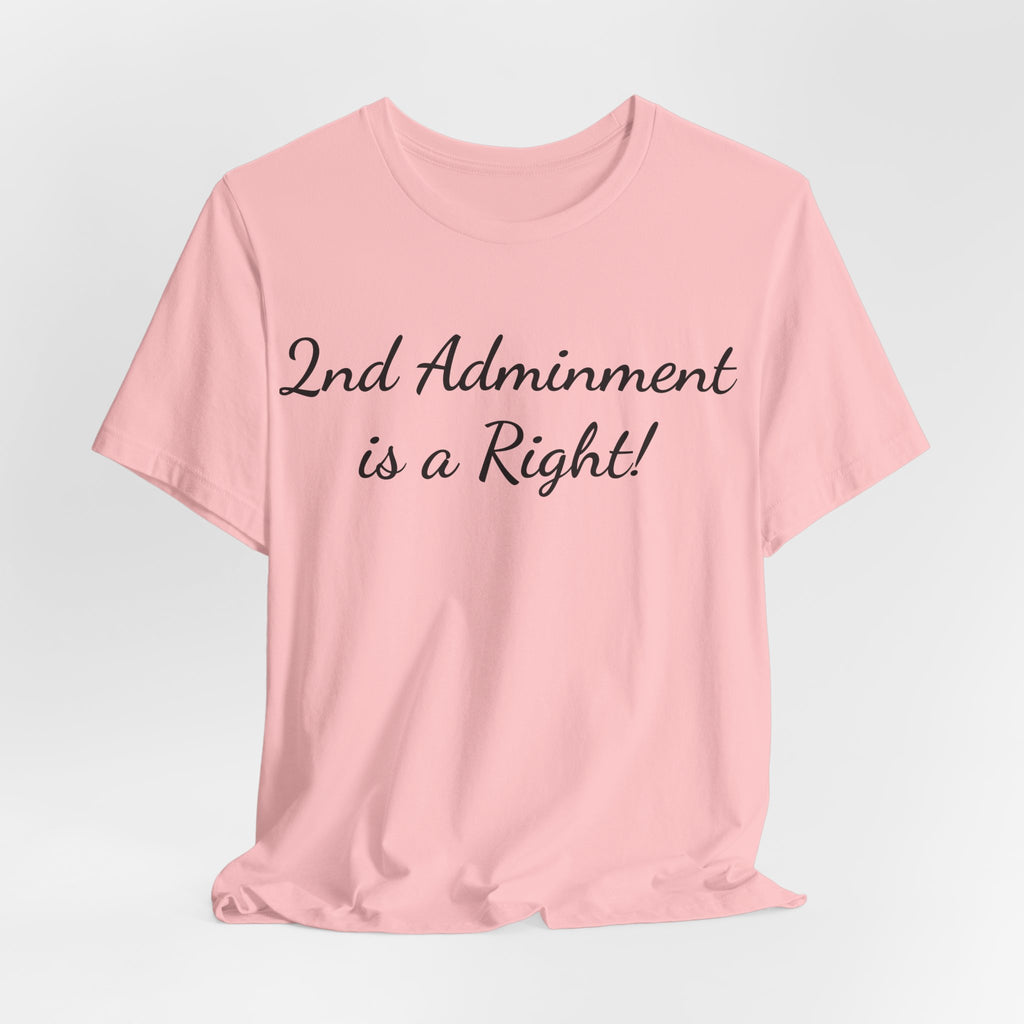 2nd Amendment Is a Right T-Shirt — Pro-Gun Rights Patriotic Tee