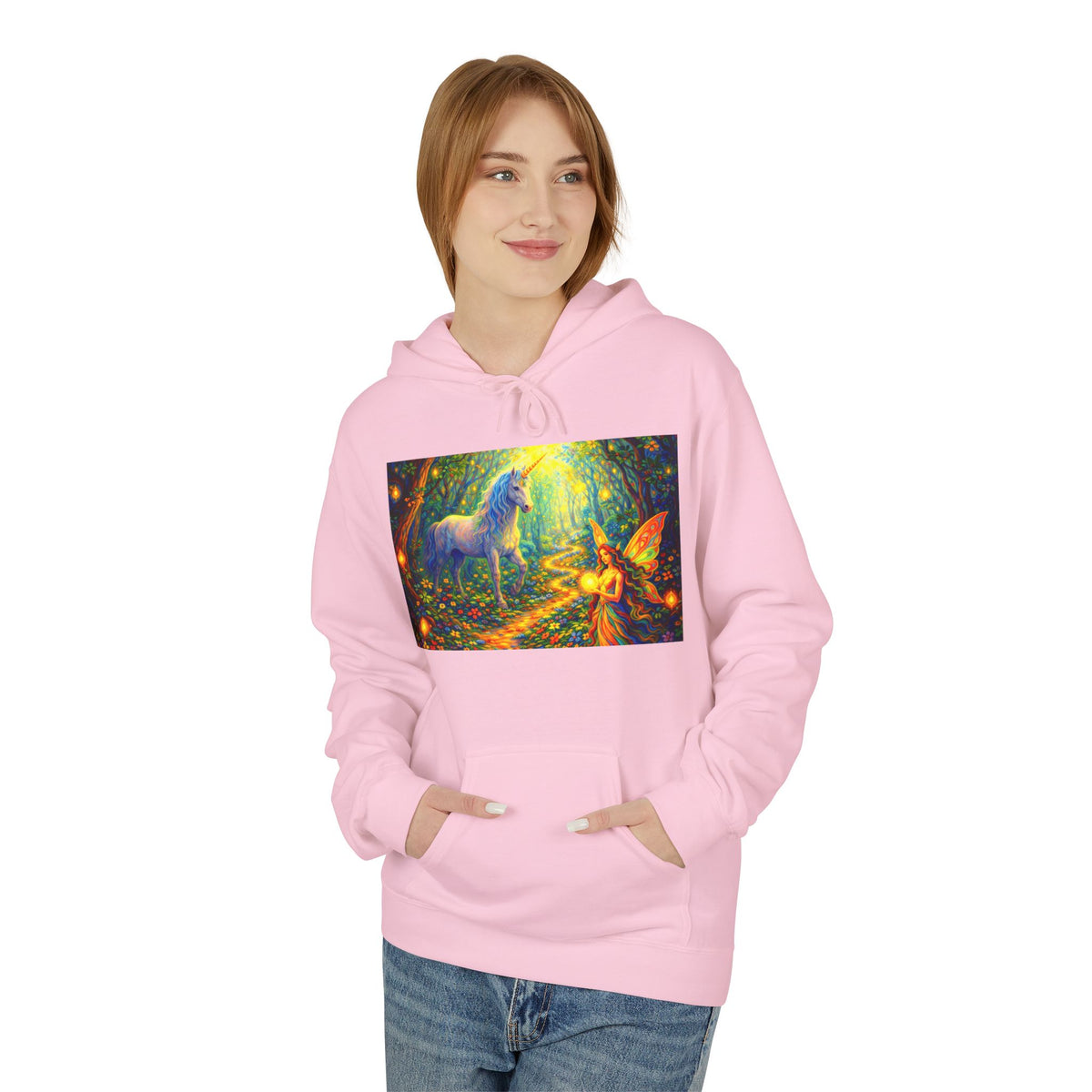 Unisex Fairy  Midweight Softstyle Fleece Hoodie