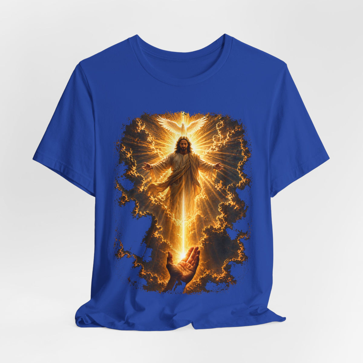 Jesus Ascension Tee — Radiant Resurrection Christian T‑Shirt