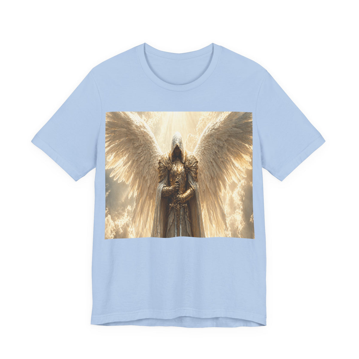 Guardian Angel Graphic Tee — Golden Archangel Design