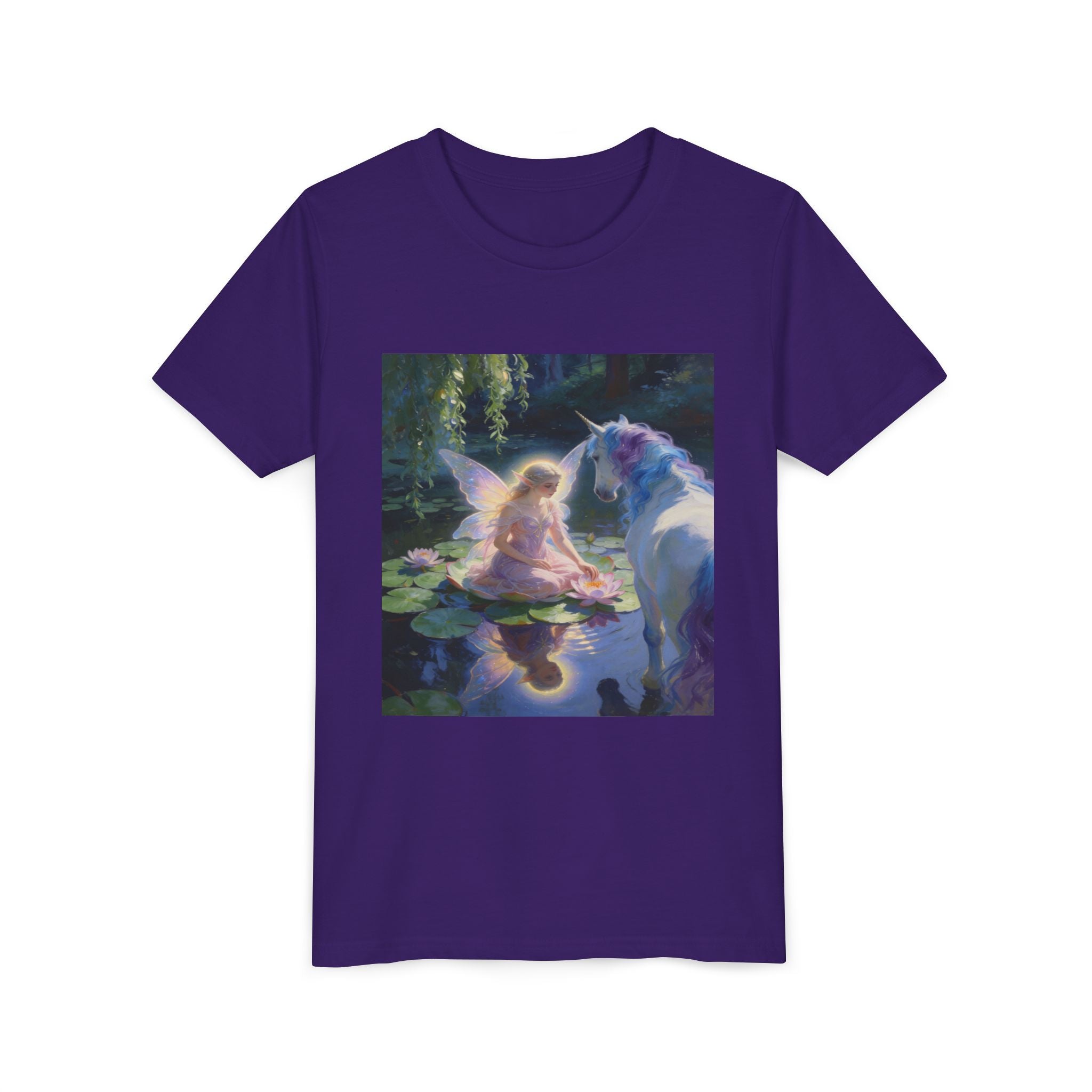 Youth Tee — Fairy and Unicorn Magic Print