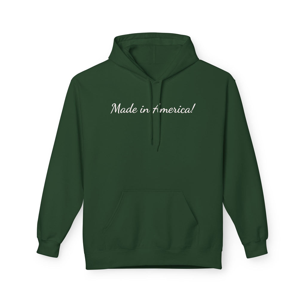 Made in America-Classic White Hoodie