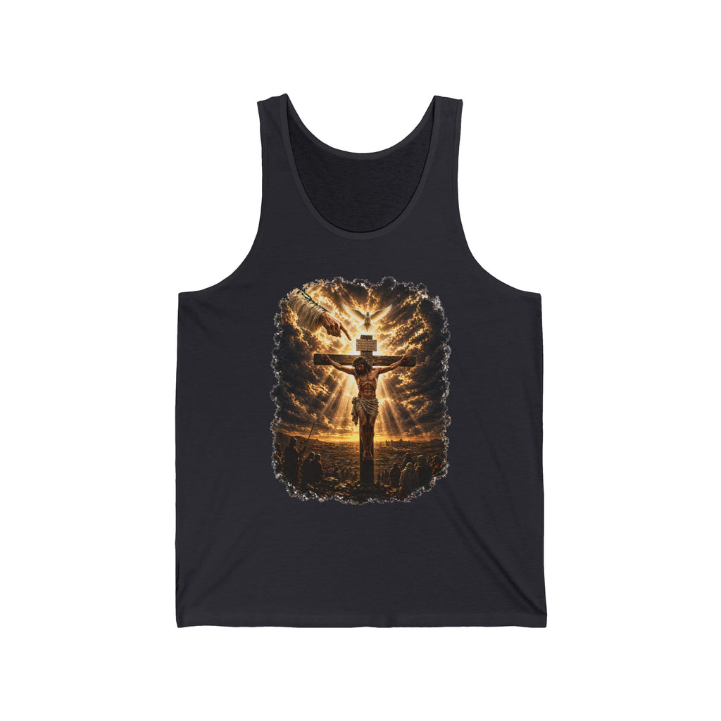 Christian Cross Tank Top — Radiant Resurrection Design