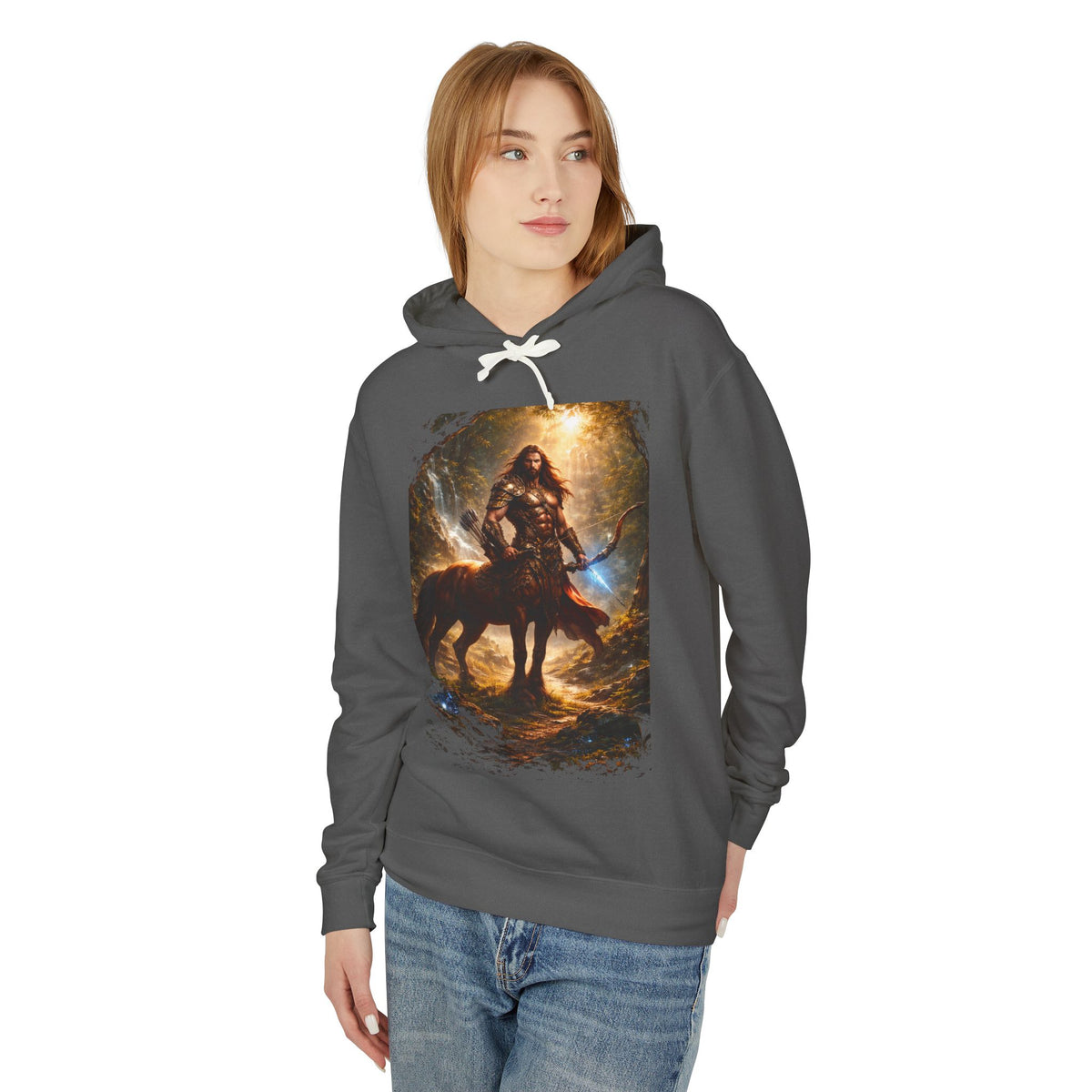 Centaur Graphic Hoodie — Norse Myth Fantasy Pullover