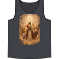 Jesus Crowned King Tank Top — Vintage Religious Scripture Artwork