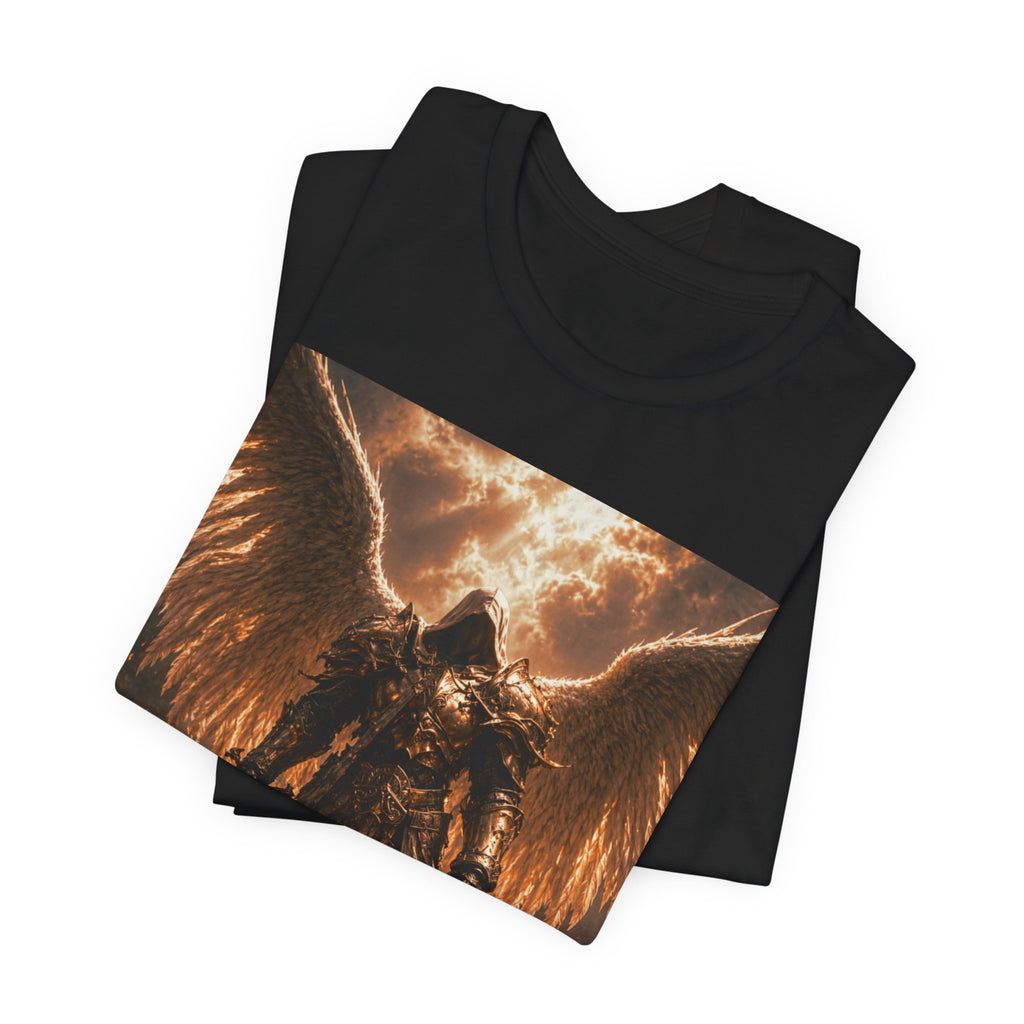 Guaredain Angle -Unisex Jersey Short Sleeve Tee -Warrior of God