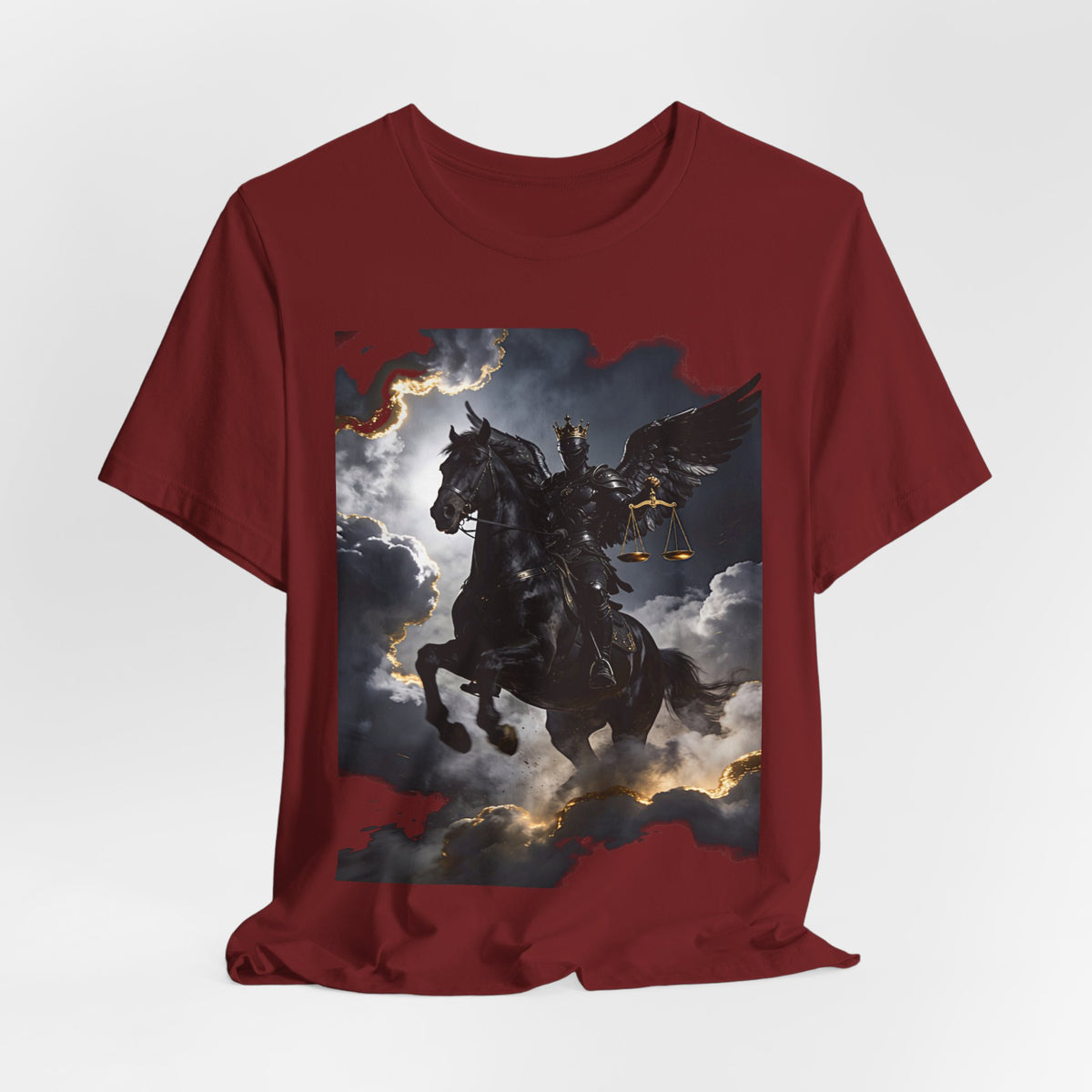The black horse from Revelation 6:5-6 One of four T-shirt
