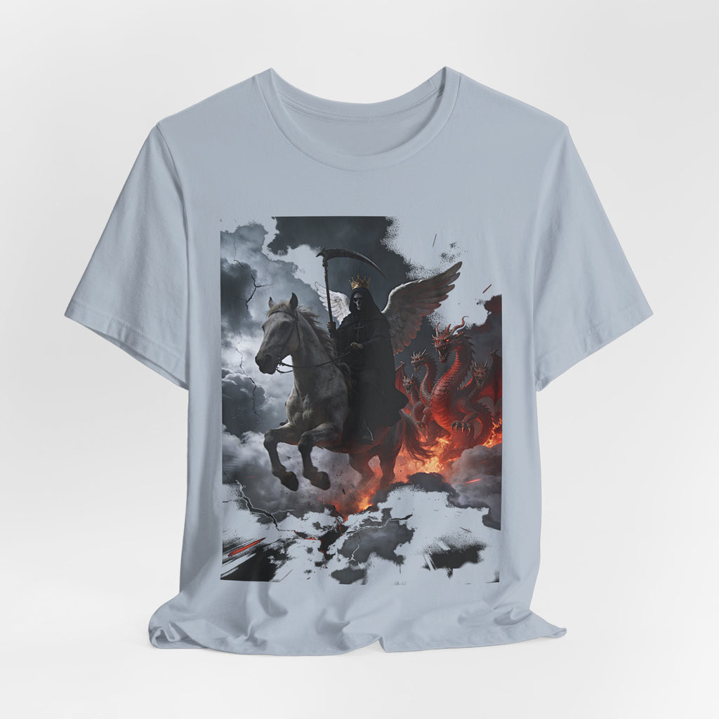 The Pale horse from Revelation 6:7-8-End of Times- Graphic T-Shirt