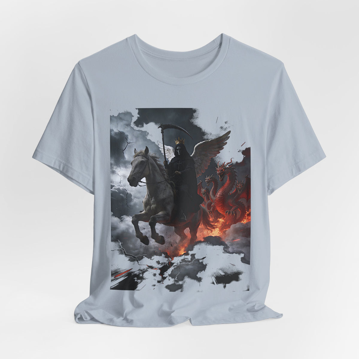 The Pale horse from Revelation 6:7-8-End of Times- Graphic T-Shirt