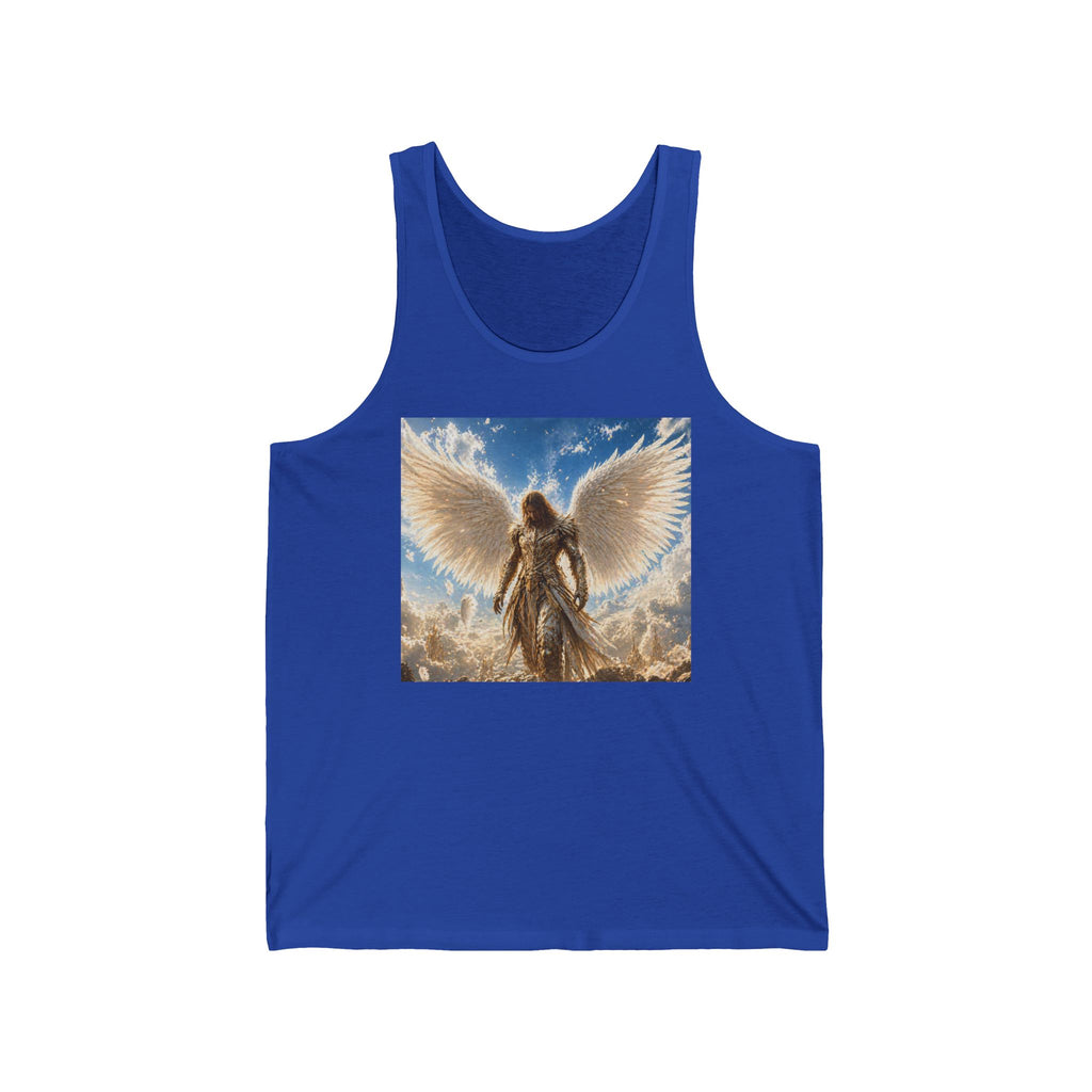 Angel Wings Tank Top — Heavenly Guardian Graphic Jersey Tank
