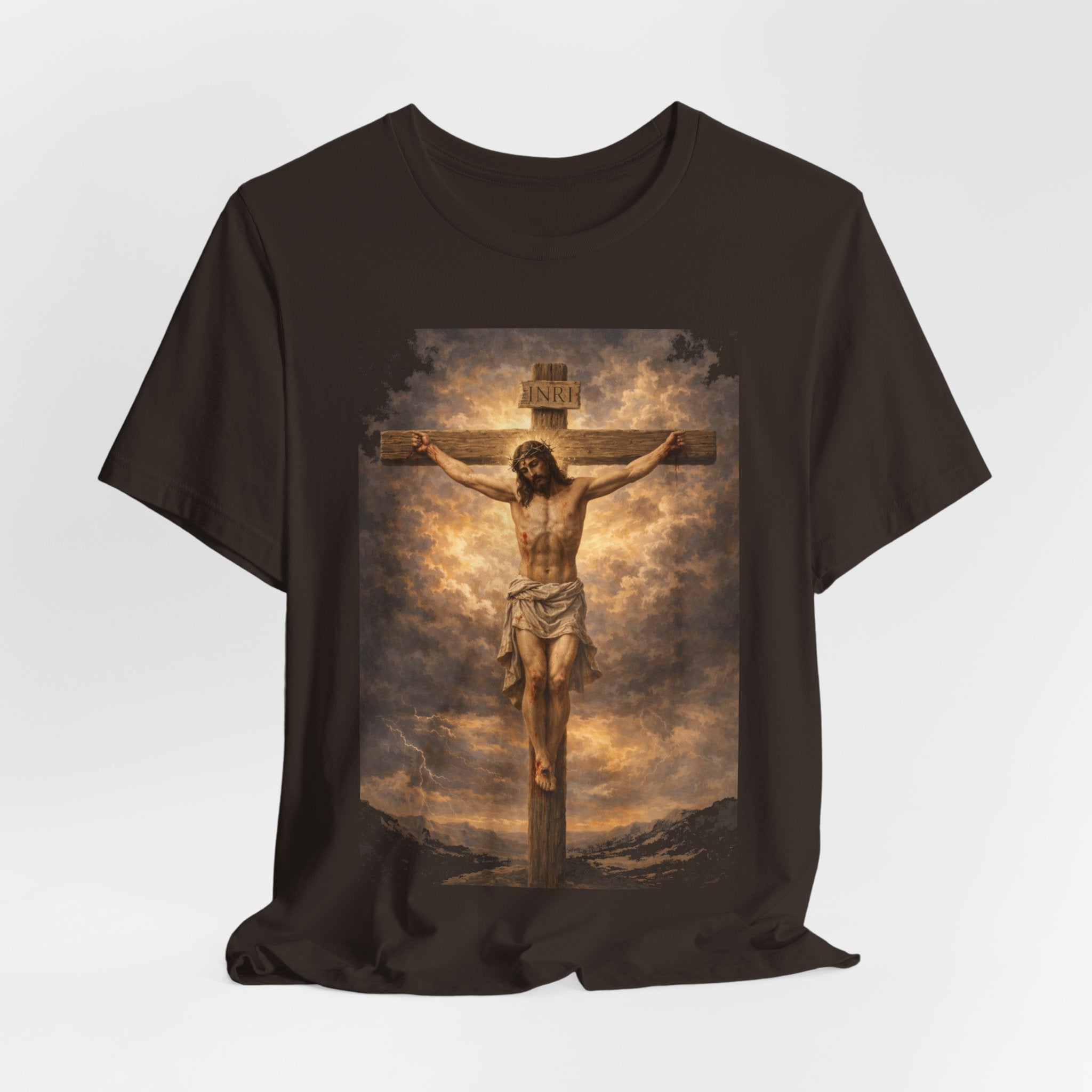 Crucifixion Jesus T‑Shirt — 3:16 Religious Christian Graphic Tee for Easter & Faith