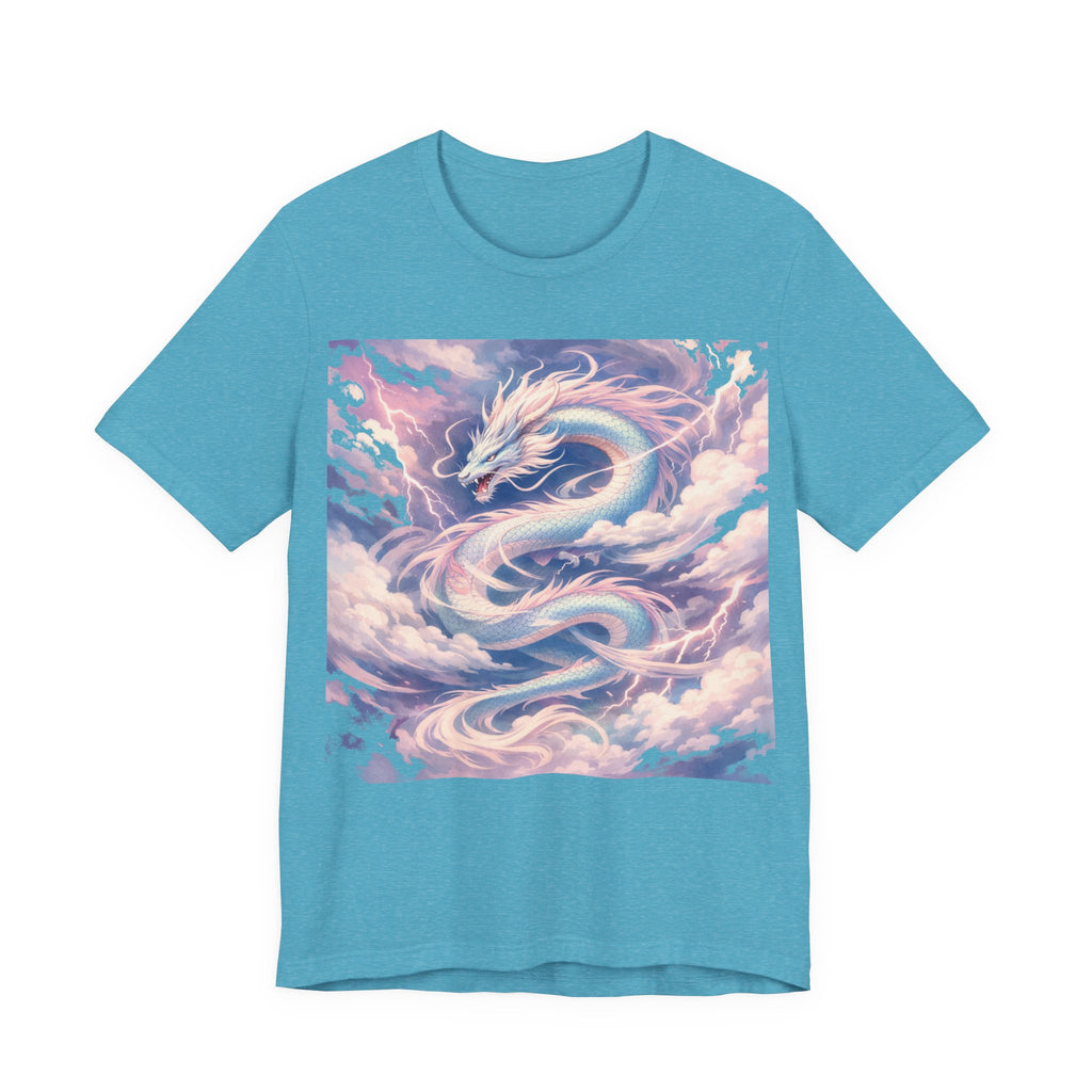 Pastel Sky Dragon T-Shirt — Ethereal Dragon Graphic Tee