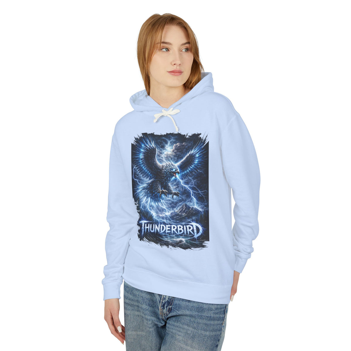 Thunderbird Lightning Hoodie — Electric Eagle Graphic Sweatshirt