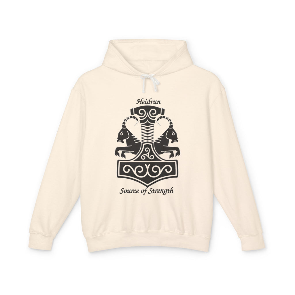 Heidrun 'Source of Strength' Viking Mjolnir Hoodie