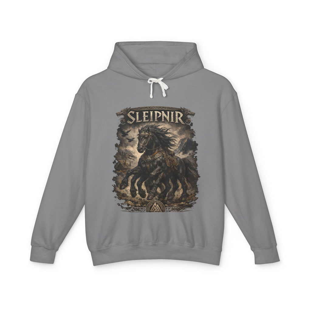 Sleipnir Norse Mythology Hoodie — Viking Horse Graphic Pullover