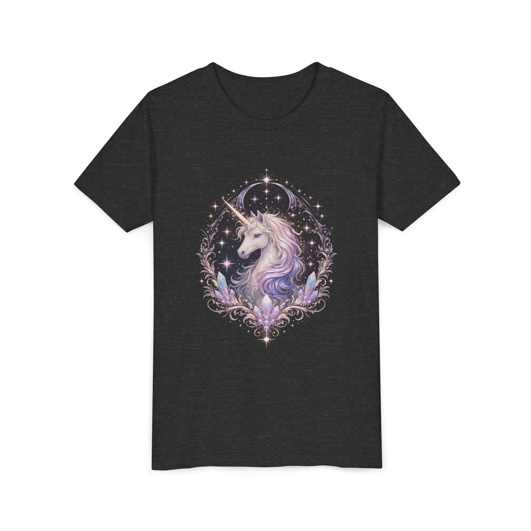 Youth Unicorn Tee — Magical Sparkle Design for Kids