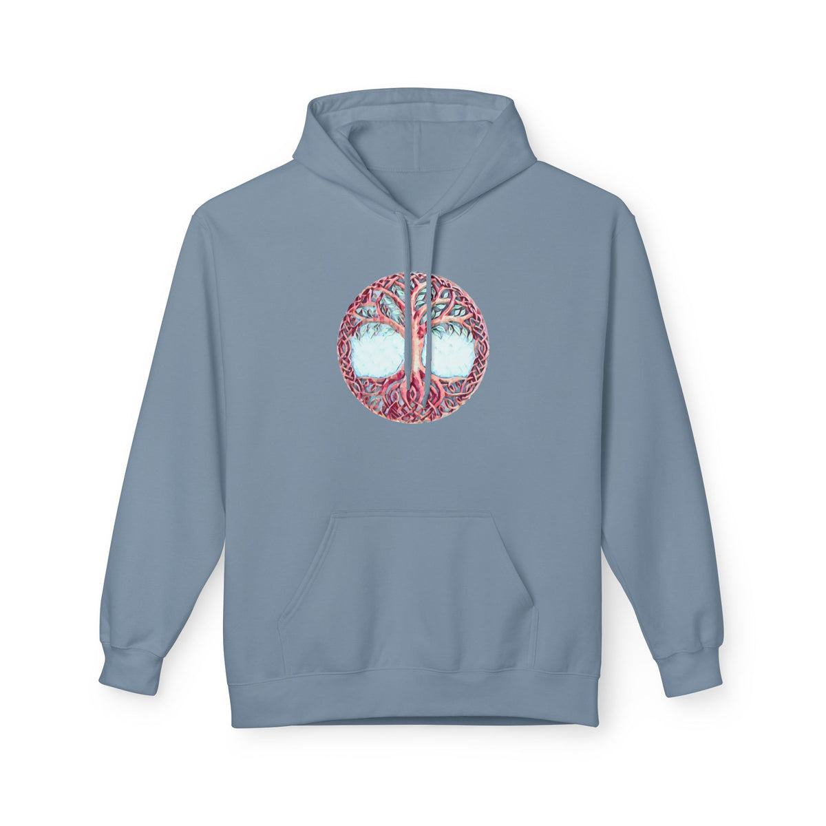 Yggdrasil, the Tree of Life-Cotton Hoodie — Botanical Nature Graphic