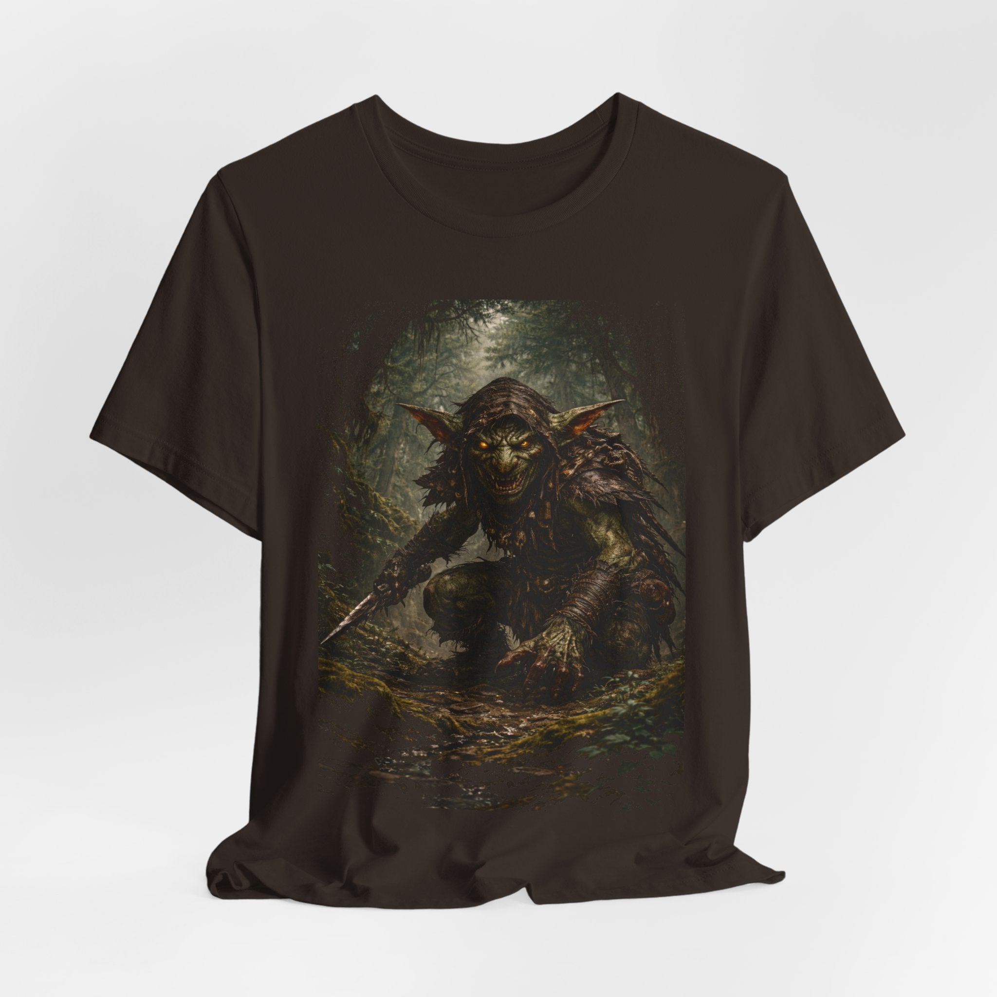 Goblin Warrior Graphic Tee — Dark Fantasy Monster T‑Shirt
