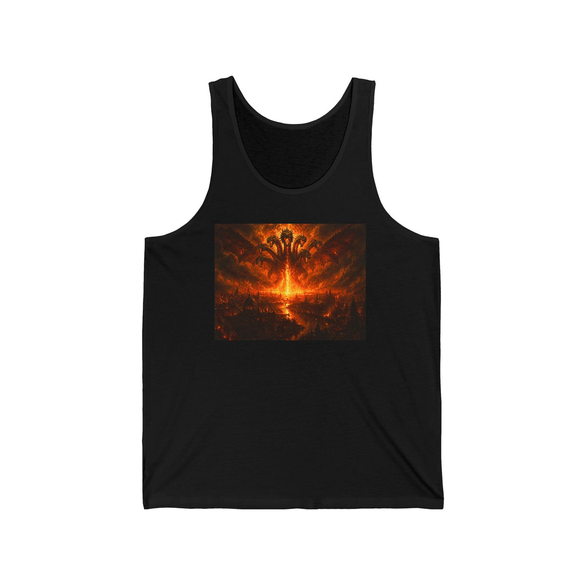 Tank Top — Fiery Phoenix Rising Graphic