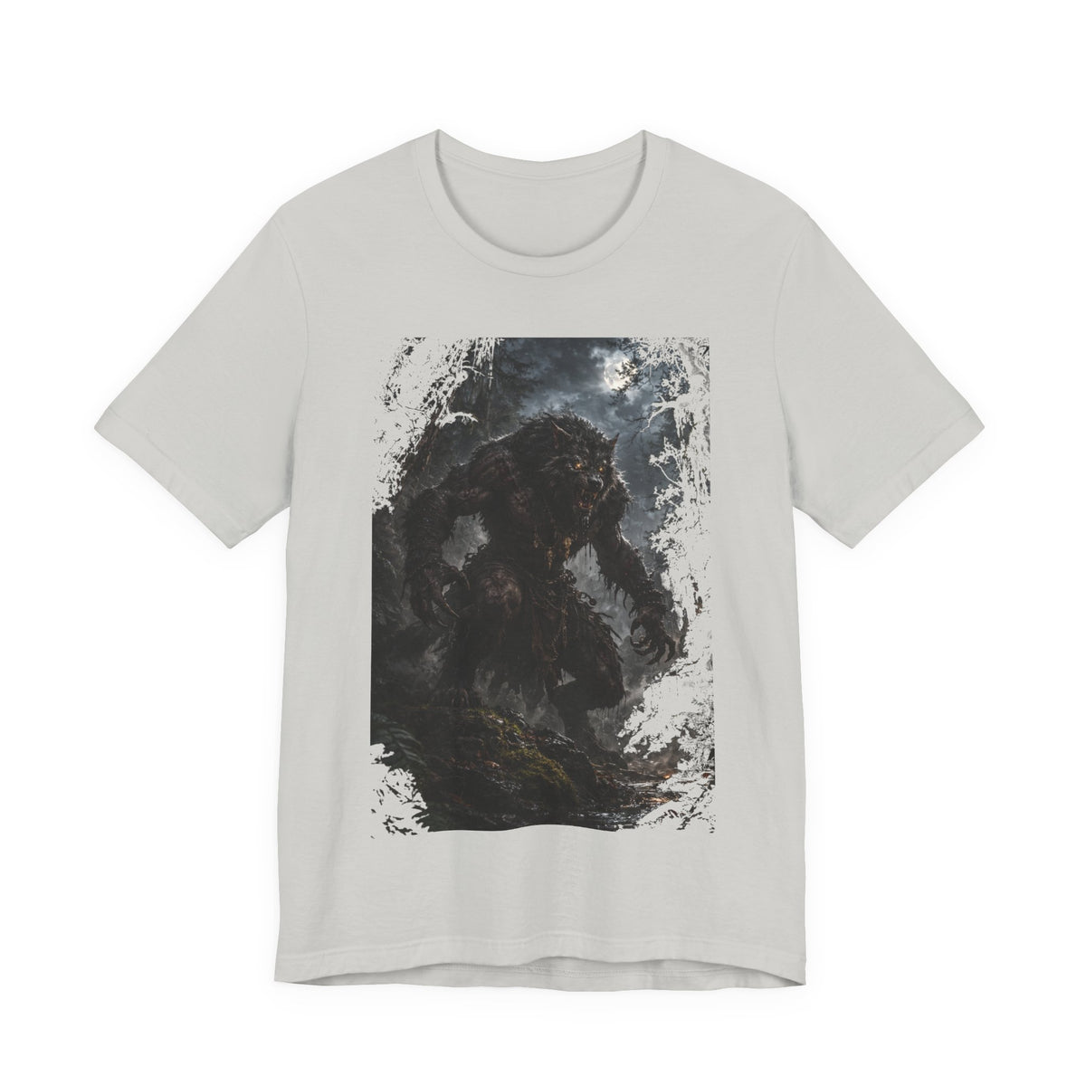 Were wolf in Dark Forest -A Mythocal Monster from the past! Graphic Tee