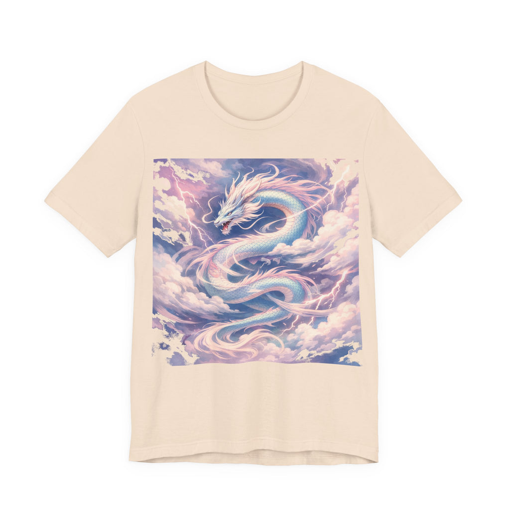 Pastel Sky Dragon T-Shirt — Ethereal Dragon Graphic Tee